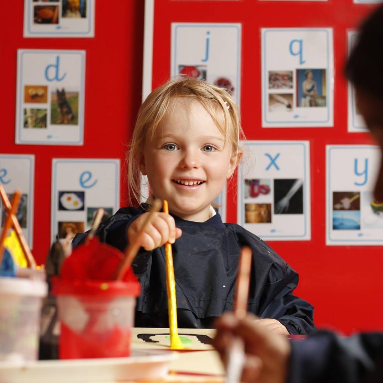 toddler painting