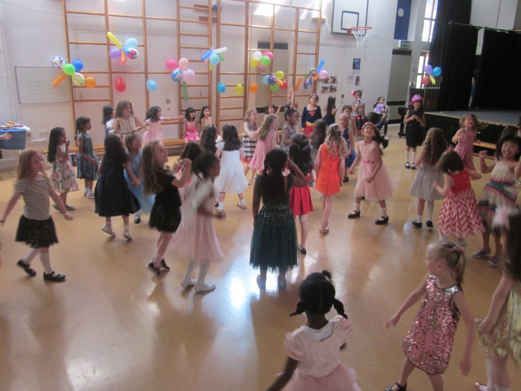 students in the gym