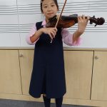 child playing violin