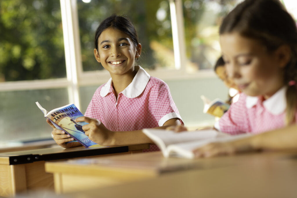 students in class